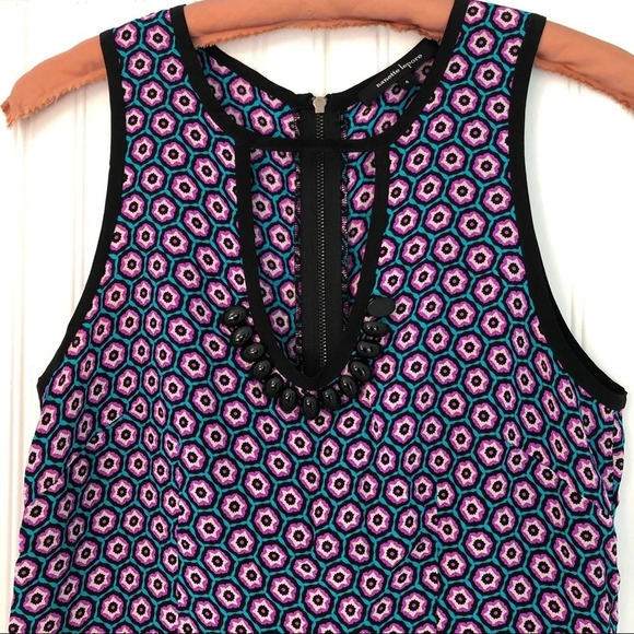 Designer Y2K Nanette Lepore Silk Keyhole Tank Top 4 S - Picture 2 of 4